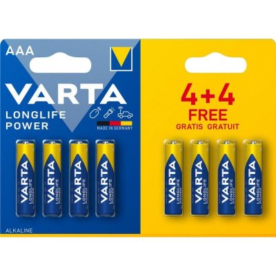 VARTA Hama ALCALINE AAA / LR03 High Energy, 1.5V Pack 4903.121.448 (Blister)