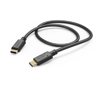 HAMA  C&acirc;ble de charge/data USB-C - USB-C - 1,5 m - Noir - 00187294
