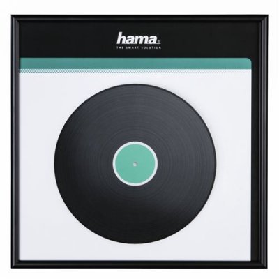 HAMA  Cadre pour pochette de 33 tours, aluminium, noir, 31,5 x 31,5 cm