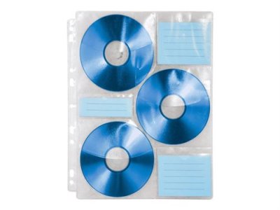 HAMA  Cd/dvd Index Sleeves 10 Units Blanc