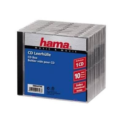 HAMA  Cd Jewel Case 44746 10 Units Noir