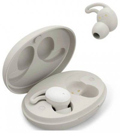 HAMA  &Eacute;couteurs intra-auriculaires beige, blanc