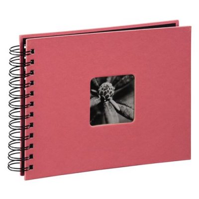 HAMA  fine art &agrave; spirales rose 24x17 50 pages noires 2555 DFX-393745