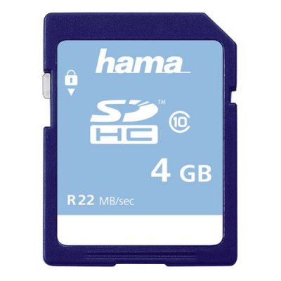 HAMA  High Speed Gold - Carte m&eacute;moire flash - 4 Go - Class 10 - SDHC