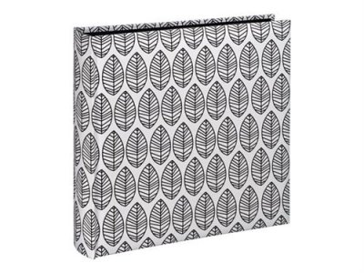 HAMA  La Fleur Jumbo 30x30 Cm 100 Black Pages Photo Album Blanc,Noir