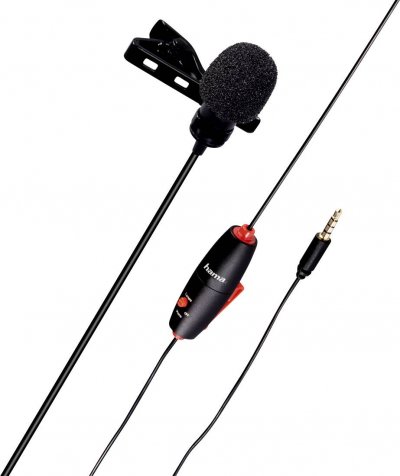 HAMA  Lavalier Microphone Smart For Smartphone Noir