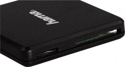HAMA  Lecteur multi-cartes USB&nbsp;3.0, SD/microSD/CF, noir