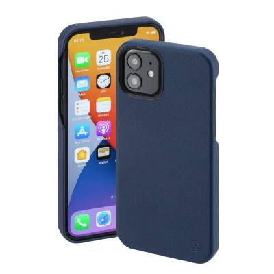 HAMA  MagCase Finest Sense Coque Apple iPhone 12, iPhone 12 Pro bleu