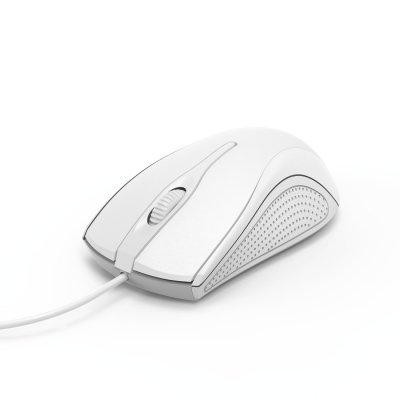 HAMA  MC-200 - Souris - optique - 3 boutons - filaire - USB - blanc 
