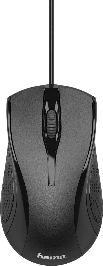 HAMA  MC-200 - Souris - optique - 3 boutons - filaire - USB - noir 