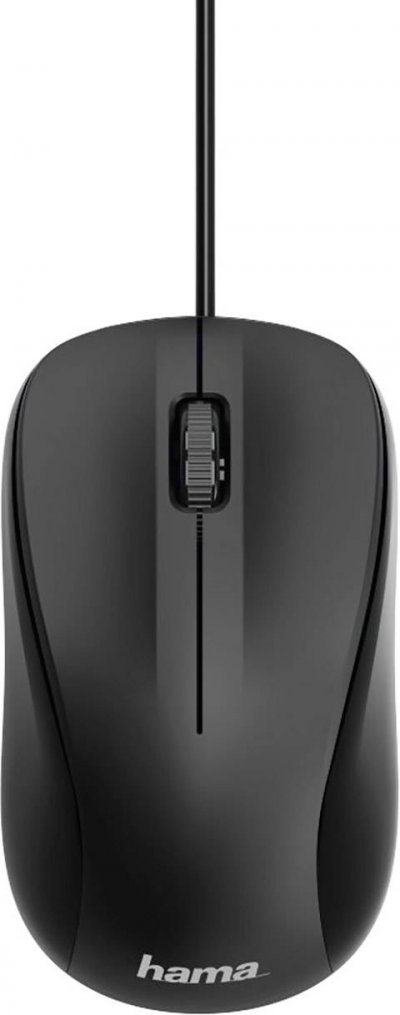 HAMA  MC-300 - Souris - optique - 3 boutons - filaire - USB - noir 