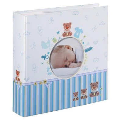 HAMA  Memo Tim 10x15 Cm 200 Photos Baby Blanc,Bleu