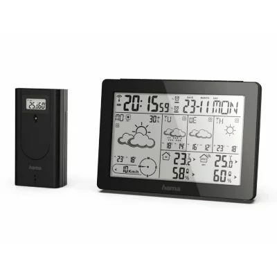 Hama Meteotime Thermometer And Hygrometer Noir
