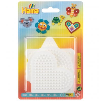 JBM Hama Midi Blister PM ""petites plq h&eacute;xa ,coeur, &eacute;toile
