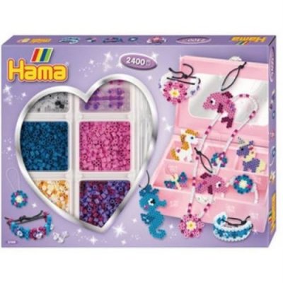  Hama Perles &agrave; Repasser Midi bo&icirc;te Cr&eacute;ative Multicolore