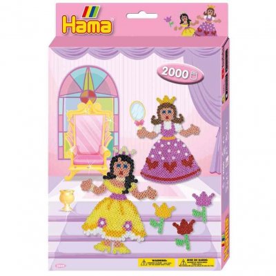 HAMA  Perles &agrave; repasser midi 'Princesses', coffret cadeau