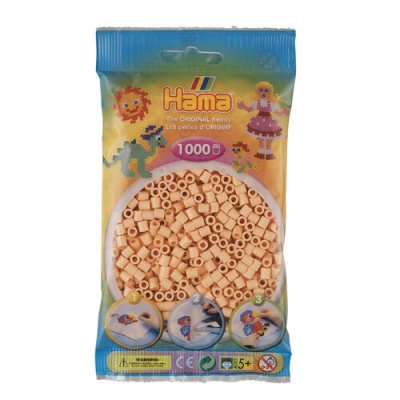 HAMA  Perles &agrave; repasser midi, sachet, couleur chair claire