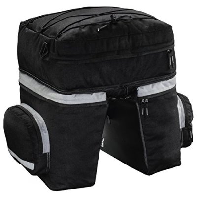 HAMA  Sacoche Pour Porte-Bagages 3 Pi&egrave;ces Noir