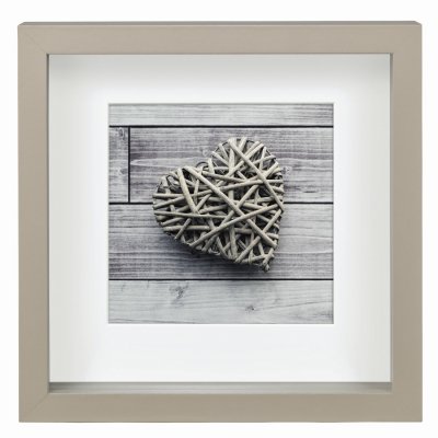 HAMA  Scala 3d 23x23 Cm Portrait Wood Passepartout Photo Frame Beige