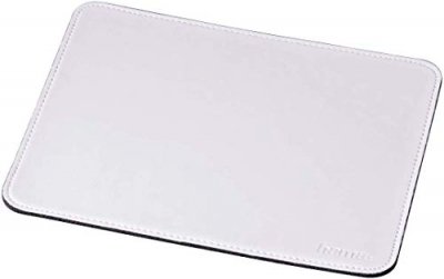 HAMA  Tapis de souris aspect cuir, blanc