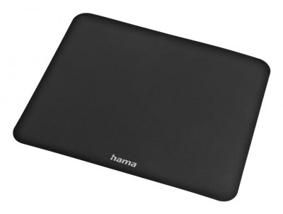 HAMA  Tapis de souris pour souris laser (auto-adh&eacute;sif, amovible) Noir