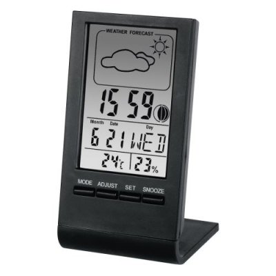 HAMA  Thermom&egrave;tre/hygrom&egrave;tre avec &eacute;cran &agrave; cristaux liquides TH-100