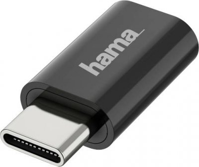 HAMA  USB 2.0 Adaptateur [1x Micro USB Femelle - 1x USB-C&acute; m&acirc;le]