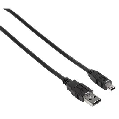 HAMA  Usb 2.0 Cable B5 Pin Usb A To Mini Usb B 1.8m Noir