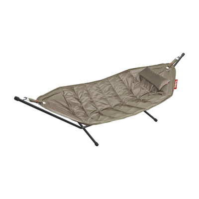FATBOY Hamac Headdemock avec support, coussins et housse de pluie - Taupe