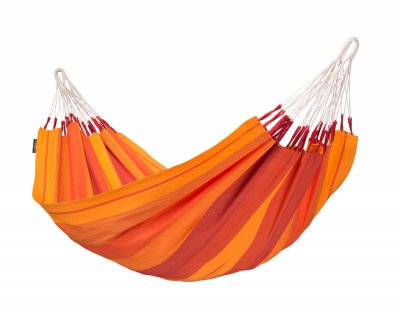 LA SIESTA Hamac simple  Orquidea Volcano Orange et Rouge