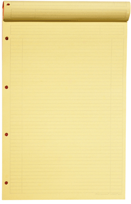 GENERIQUE Hamelin - Bloc Notepad 001 21x32 Ligne Detachable Perfore 4t Jaune