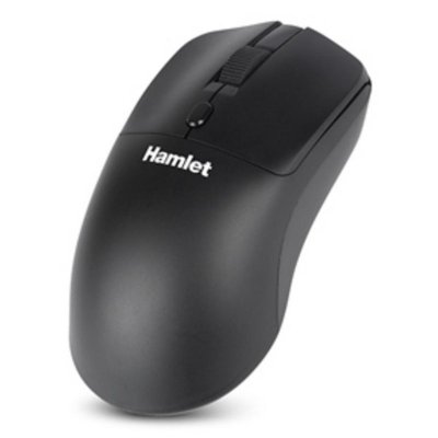 HAMLET  Xmicebtw-rb Mouse Casa Ambidestro Rf Senza Fili + Bluetooth Ottico 1600 Dpi