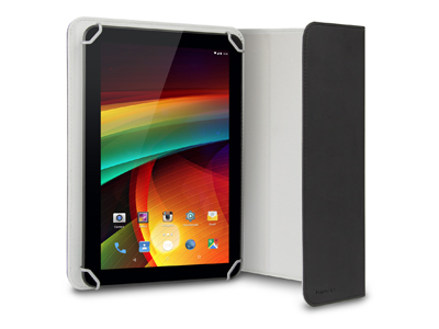 HAMLET  XPADCV780BK &eacute;tui pour tablette 20,3 cm (8 ) Folio Noir - Neuf