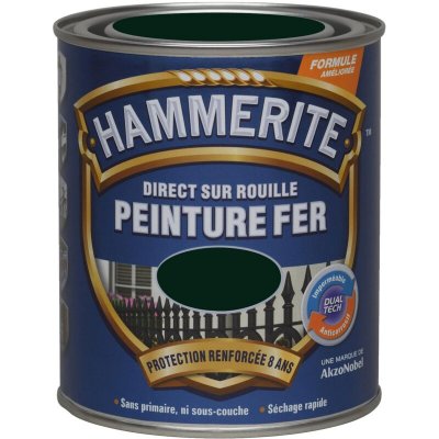HAMMERITE  fer bril.laque 0.75l vert for&ecirc;t