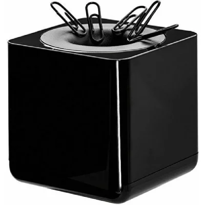 HAN  17652-13 distributeur de trombones i-line en plastique 70 x 70 x 70 mm (noir)
