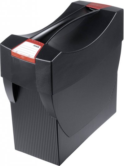 HAN  Box Dossiers Suspendus Swing+ Couvercle Env. 20 Dossiers 390 X 260 X 150 Mm Noir