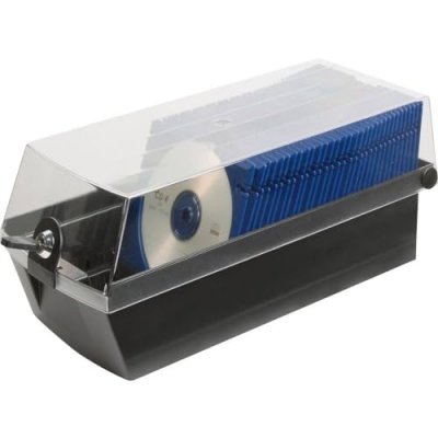 GENERIQUE HAN Max 60 - Boite de rangement de supports - capacit&eacute; : 60 CD - noir