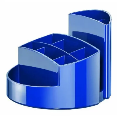 HAN  multipot &agrave; crayons RONDO, 9 compartiments, bleu