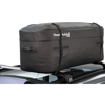 HANDIWORLD HandiHoldall 175 Litres - Coffre de toit souple et pliable - Etanche - Noir - 