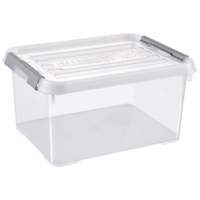 ALLIBERT Handy plus 15L clips gris, Transparent, 40x29x20 cm - Curver