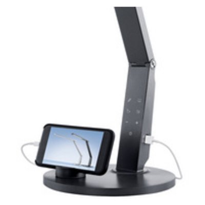 HANSA   lampe de bureau led vario plus, argent noir