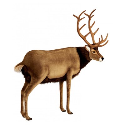 HANSA  peluche geante cerf 120 cm h et 100 cm l 3366