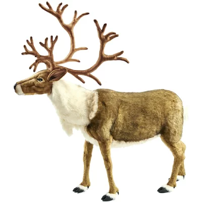HANSA  peluche geante renne nordic 130 cm h et 120 cm l 6916