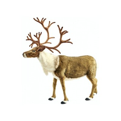 HANSA  peluche geante renne nordic 130 cm h et 120 cm l 6916