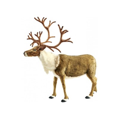 HANSA  peluche geante renne nordic 165 cm l et 150 cm h 6875