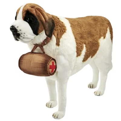 HANSA  peluche geante st bernard 4 pattes 135 cm l 5910