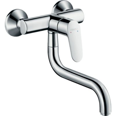 HANSGROHE  Focus Mitigeur cuisine pour montage mural, chrom&eacute; (31825000)