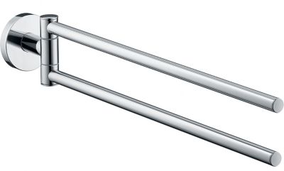 HANSGROHE  Logis - Porte-serviettes &agrave; deux bras, chrome 40512000