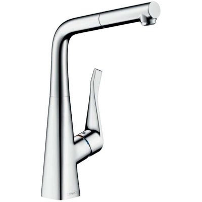 HANSGROHE  - Metris Mitigeur cuisine bec extractible chrom&eacute; 14821000