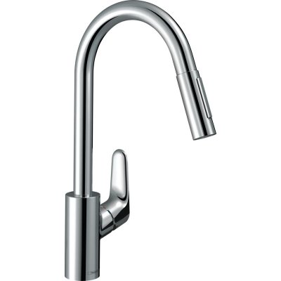 HANSGROHE  - Mitigeur cuisine Focus M41 240 douchette extractible 2 jets, sBox, chrom&eacute;